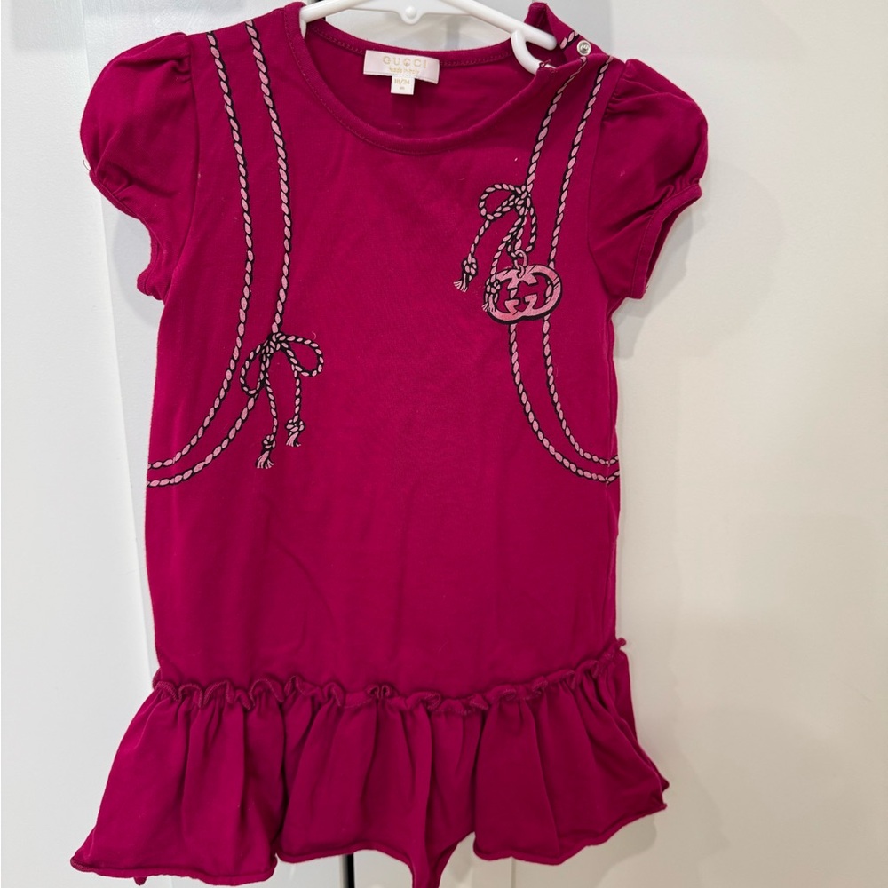 Barely worn Gucci dress 18/24m